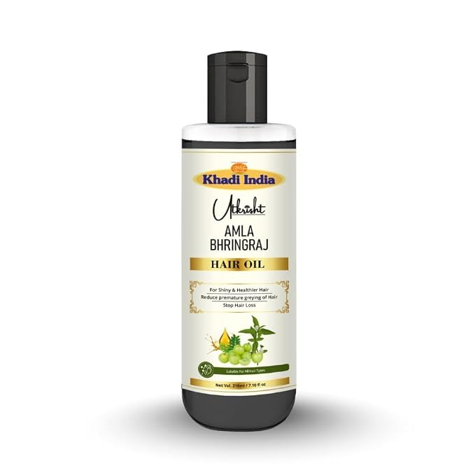 Khadi Natural Amla & Bhringraj Hair Oil-210 ml